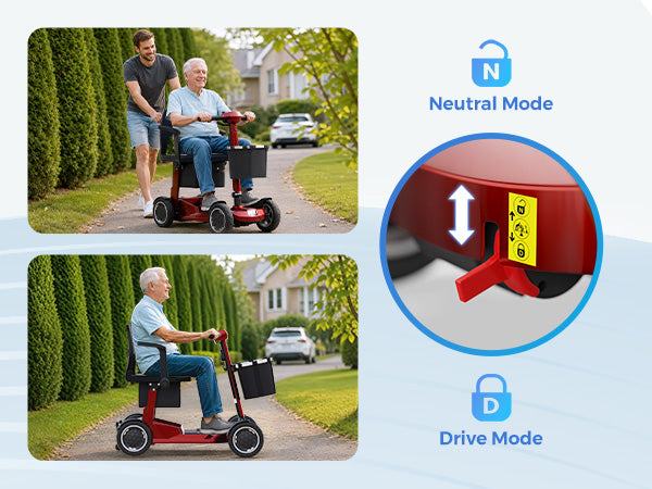 SUGOGO mobility scooter lifestyle detail