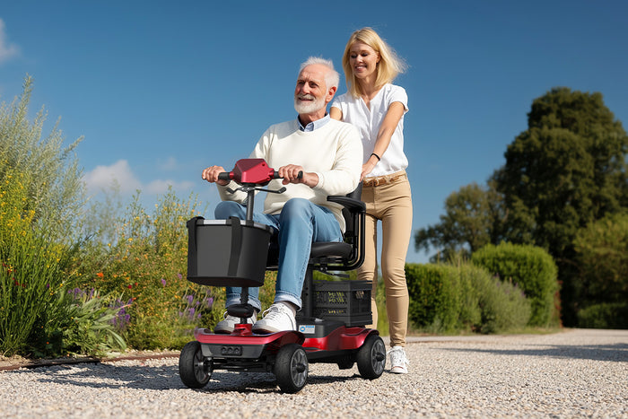 SUGOGO rider on a family outing