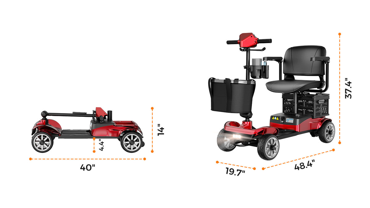 SUGOGO scooter dimensions