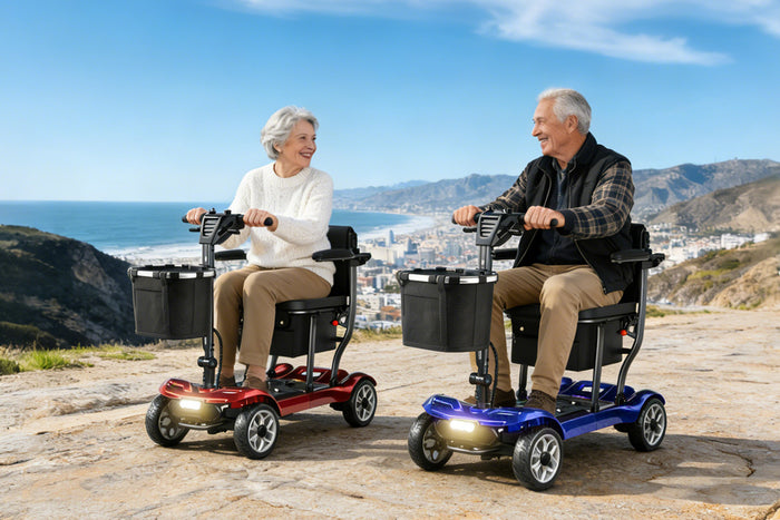 SUGOGO rider on a family outing