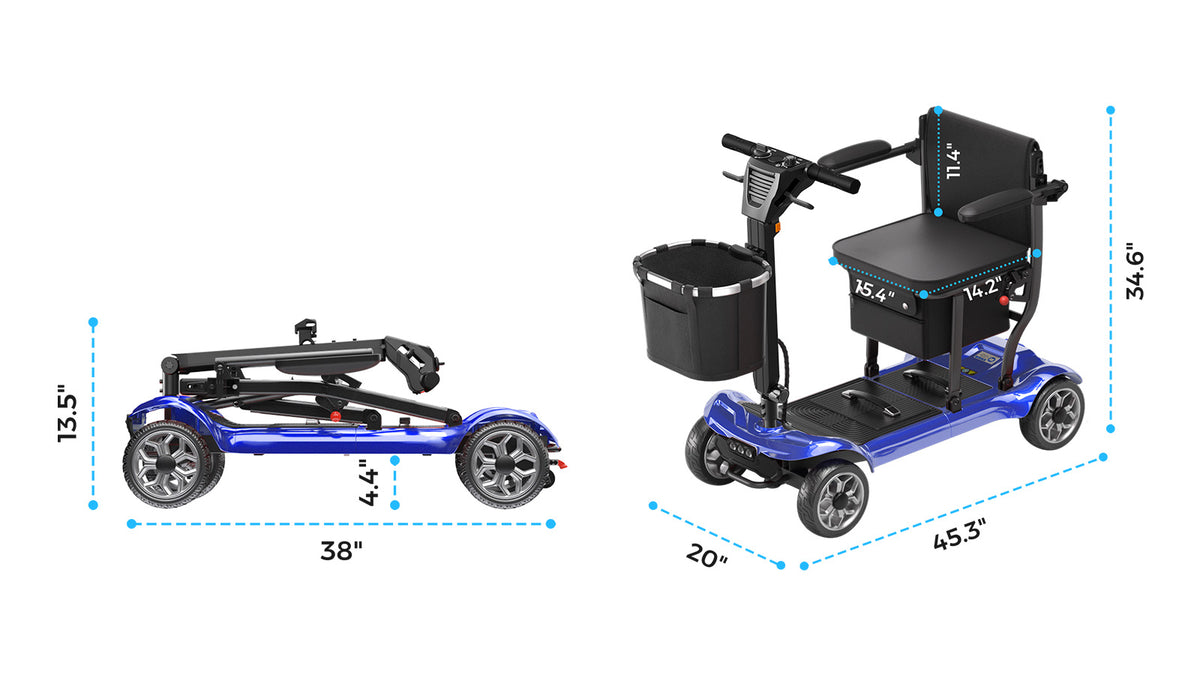SUGOGO scooter dimensions